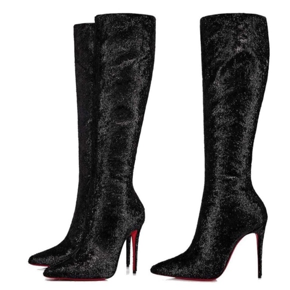 Christian Louboutin Kate Botta 100
Velours Papillon boots RETAIL 1,845 - Picture 3 of 10